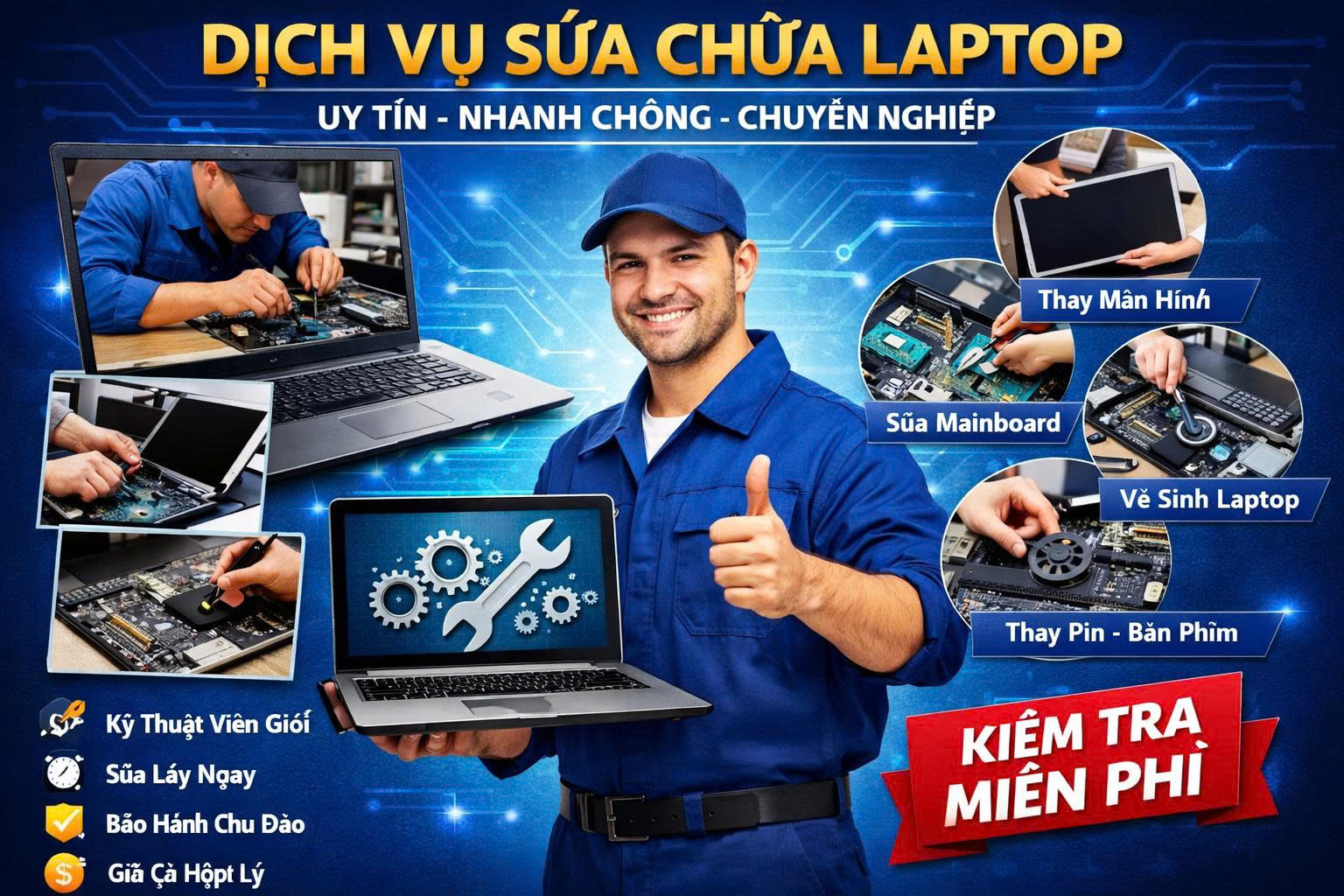 DỊCH VỤ SỬA CHỮA LAPTOP TẠI NHƠN TRẠCH ĐỒNG NAI